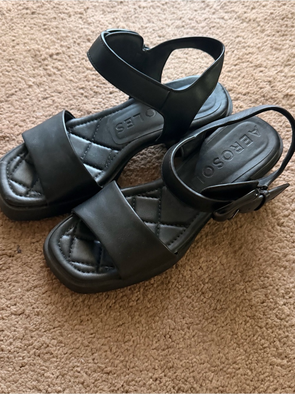 Aerosoles block heel sandal